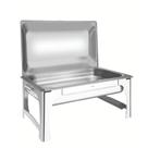 Rechaud Retangular 1 Cuba 9 L em Aço Inox Banho Maria Tampa Removível Cuba GN Tramontina 61040/213
