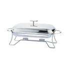 Rechaud retangular 2,2l vidro com inox mimo style