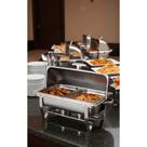 Rechaud Retangular 9L: Buffet Gourmet Com 2 Cubas 1/2