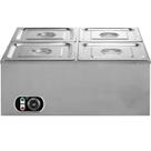 Réchaud térmico elétrico 4 cubas buffet banho maria ZPBF04E