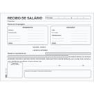 Recibo De Salário - 100 Folhas (Pacote com 10 unidades)