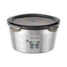 Recipiente De Alimentos Empilhável Em Aço Inoxidável, Seguro Para Micro-ondas, Caixa De Almoço Para Recipiente De Alimentos Empilhável Em Aço Inoxidável, Seguro Para Micro-ondas, Caixa De Almoço Para