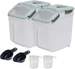 Recipiente de armazenamento de alimentos AnRui Airtight 11,34 kg com acessórios