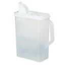 Recipiente de armazenamento de alimentos Buddeez 8L multiuso com tampa branca