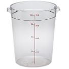 Recipiente de armazenamento de alimentos Cambro Camwear 8L em policarbonato transparente