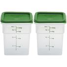 Recipiente de armazenamento de alimentos Cambro Classic Series 4L, pacote com 2