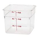 Recipiente de armazenamento de alimentos Cambro Classic Series Square 6L