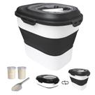 Recipiente de armazenamento de alimentos DDMOMMY Rice 20-50 libras com roda