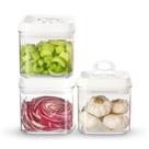 Recipiente de armazenamento de alimentos Felli Flip Tite 1,1 L hermético (3 unidades)
