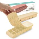 Recipiente de armazenamento de alimentos Firgi Silicone Freezer Tray 12 Seções