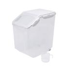 Recipiente de armazenamento de alimentos HANAMYA 15L/15 kg de arroz sem BPA Recipiente de armazenamento de alimentos HANAMYA 15L/15 kg de arroz sem BPA