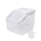 Recipiente de armazenamento de alimentos HANAMYA 20kg/20L com copo de medição Recipiente de armazenamento de alimentos HANAMYA 20kg/20L com copo de medição