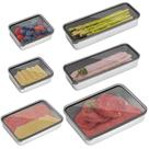 Recipiente de armazenamento de alimentos Hushee Bacon Cheese em aço inoxidável Recipiente de armazenamento de alimentos Hushee Bacon Cheese em aço inoxidável