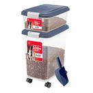 Recipiente de armazenamento de alimentos IRIS USA para cães, combinação de 13,6 kg e 4,99 kg