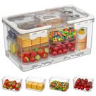 Recipiente de armazenamento de alimentos MAELSTROM Snackle Box 17QT 8 compartimentos