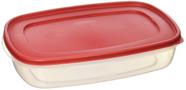 Recipiente de Armazenamento de Alimentos Rubbermaid 1,5L - Com Tampa Easy Find (2 Unidades)