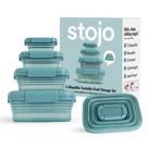 Recipiente de armazenamento de alimentos Stojo Nestable Dobrável Set 4 Recipiente de armazenamento de alimentos Stojo Nestable Dobrável Set 4
