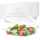 Recipiente de armazenamento de alimentos Supellectilem 20x20x8 cm Tampa articulada transparente