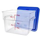 Recipiente de armazenamento de alimentos Tiger Chef 12L de plástico com tampa