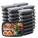 Recipiente de armazenamento de alimentos WUHUIXOZ 950 ml x 50 pacotes com tampas