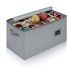 Recipiente de armazenamento de enfeites de Natal HOLDN' STORAGE Grey