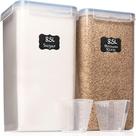 Recipiente de armazenamento de farinha White Feather Supplies 8,5 L hermético Recipiente de armazenamento de farinha White Feather Supplies 8,5 L hermético