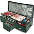 Recipiente de armazenamento de papel de embrulho Hearth & Harbor Christmas