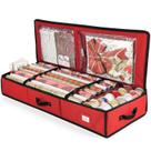 Recipiente de armazenamento de papel de embrulho Hearth & Harbor Christmas