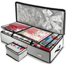 Recipiente de armazenamento de papel de embrulho Hearth & Harbor Christmas