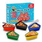 Recipiente de armazenamento de pizza Pacote de pizza com 5 bandejas de servir, pacote com 5