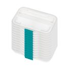 Recipiente de armazenamento Sterilite, caixa de lápis pequena dividida, pacote com 12 Recipiente de armazenamento Sterilite, caixa de lápis pequena dividida, pacote com 12