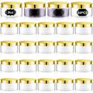 Recipiente de frasco de plástico Dandat 250mL com tampa, 24 unidades para cosméticos Recipiente de frasco de plástico Dandat 250mL com tampa, 24 unidades para cosméticos
