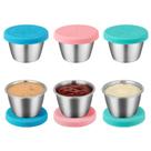 Recipiente de molho Freshmage em aço inoxidável 70mL (pacote com 6)