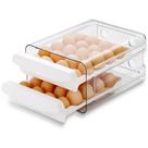 Recipiente de ovos HOMQUEN para geladeira 40 grade/2 camadas Recipiente de ovos HOMQUEN para geladeira 40 grade/2 camadas