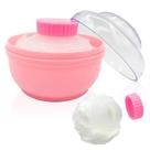 Recipiente de pó corporal de armazenamento AURASIN Large 200 mL com puff