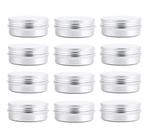 Recipiente Erioctry Silver Aluminium 60 ml/2 oz (12 unidades)