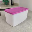Recipiente Espaçoso de 3 Litros com Tampa Rosa - Tupperware Recipiente Espaçoso de 3 Litros com Tampa Rosa - Tupperware