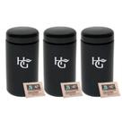 Recipiente hermético Herb Guard de 60 ml e frasco à prova de cheiro de 1 L pacote com 3