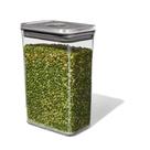 Recipiente OXO Steel POP Retangular Médio 2.5L para arroz e macarrão Recipiente OXO Steel POP Retangular Médio 2.5L para arroz e macarrão