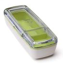 Recipiente para lanches Joie Snack On The Go, dividido à prova de vazamentos
