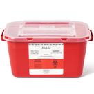 Recipiente para Objetos Cortantes Alcedo 3,8 Litros para Descarte de Resíduos Biológicos