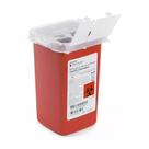 Recipiente para objetos cortantes McKesson Prevent, tampa sem toque de 1 litro