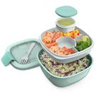Recipiente para salada Bentgo All-in-One, grande, 1600 ml, sem BPA Recipiente para salada Bentgo All-in-One, grande, 1600 ml, sem BPA