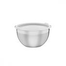 Recipiente Tramontina Cucina em Aço Inox com Tampa Plastica Preparar e Servir 16 cm 1,6 L