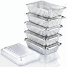 Recipientes de alumínio Spare Essentials de 1 kg (pacote de 110) com tampas