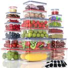 Recipientes de armazenamento de alimentos AdanZst, 40 peças, herméticos, 100% à prova de vazamentos