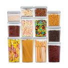 Recipientes de armazenamento de alimentos Ankou Pop Hertight 12 unidades de 1,2-3,3 qt
