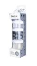 Recipientes de Armazenamento de Alimentos BlenderBottle GoStak - Kit com 4 Peças (Branco)