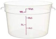 Recipientes de armazenamento de alimentos Cambro Camware de 6 e 12 litros
