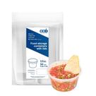 Recipientes de armazenamento de alimentos Deli de plástico EDI 350 ml (12 onças) 50 conjuntos